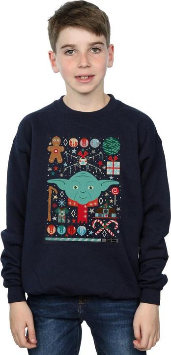 Produktbild Star Wars Yoda Christmas Sweatshirt Jungen (116)