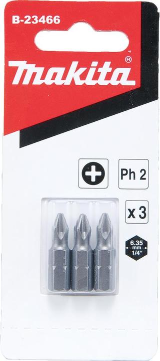 Produktbild Makita SCREW BIT 25MM PH2 3PCS