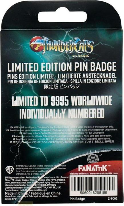 Actual product image Fanattik Thundercats Ansteck-Pin Mumm-Ra Limited Edition