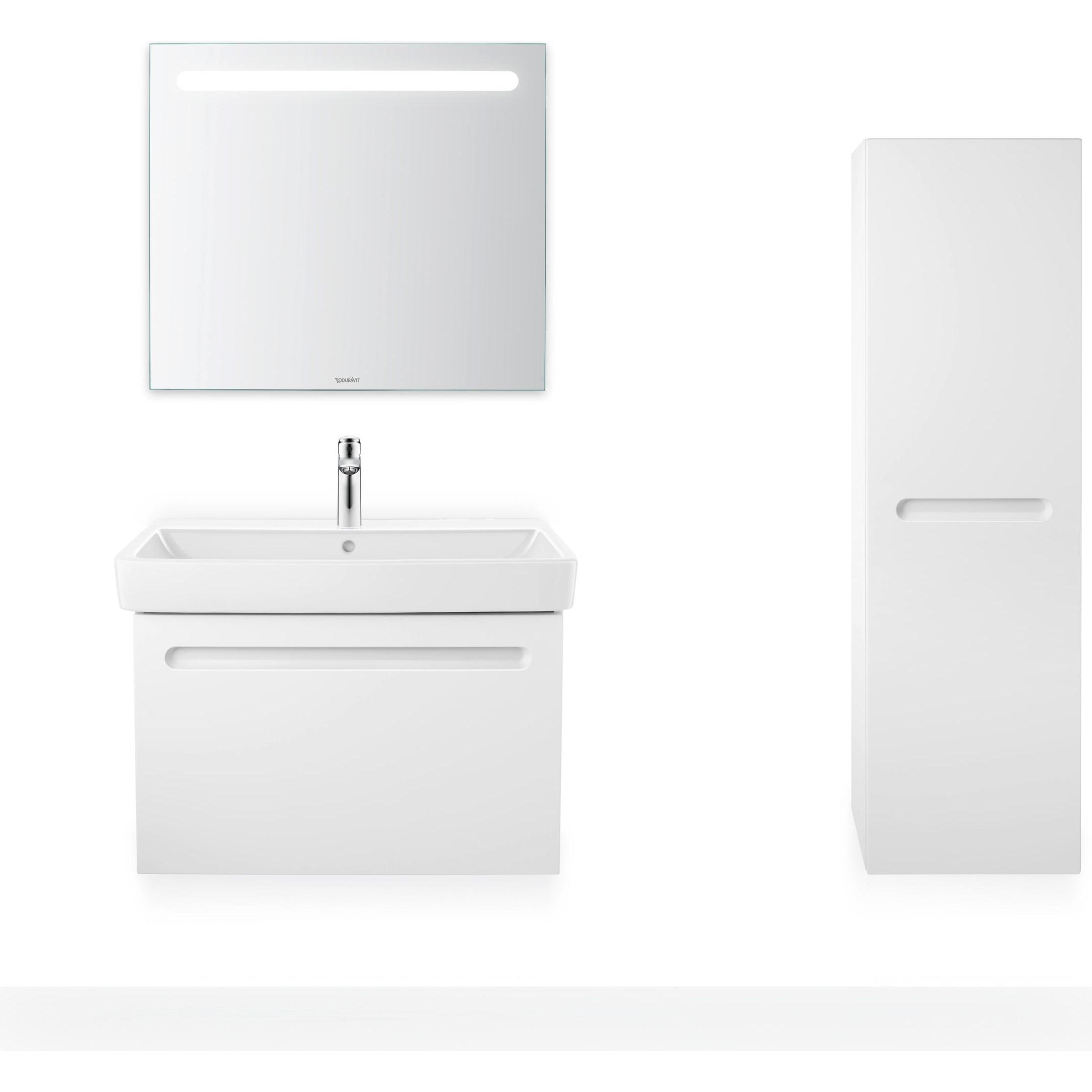 Duravit, Badezimmerschrank, Halbhochschrank No 1 1 Tür 400x360mm Türansch links weiss matt