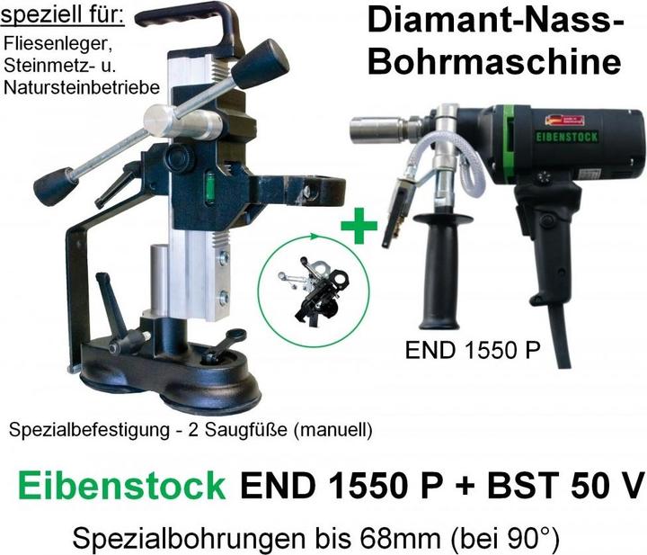 Actual product image Eibenstock Diamond wet drillEND 1550 P