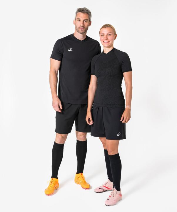 Actual product image Kipsta Ladies/men's football functional shirt short sleeve - Keepdry black (S)