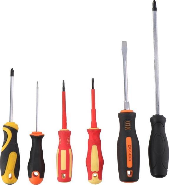 Kinzo Schroevendraaier 6 Assorti MT 6as (Gleuf)