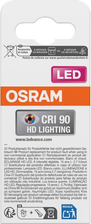 Image du produit Osram LED Superstar Plus Classic P Filament (E27, 300 lm, 6 x)
