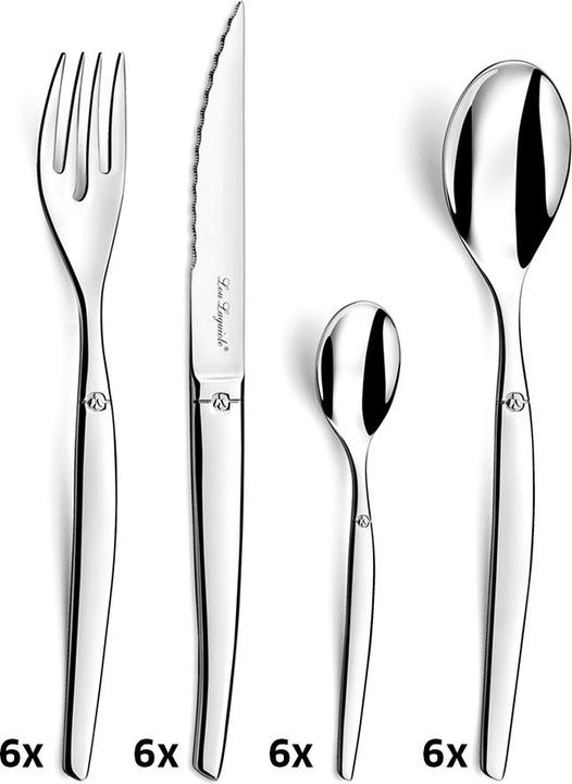 Produktbild Lou laguiole Jet (24 Stk., Besteck Set)