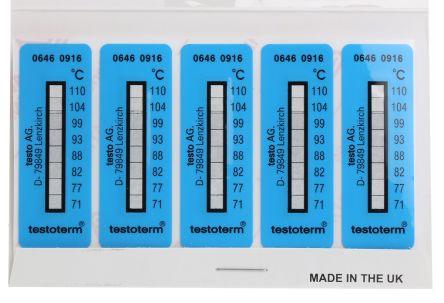 Actual product image Testo Temperature strip +71 - +110°C (Thermometers)