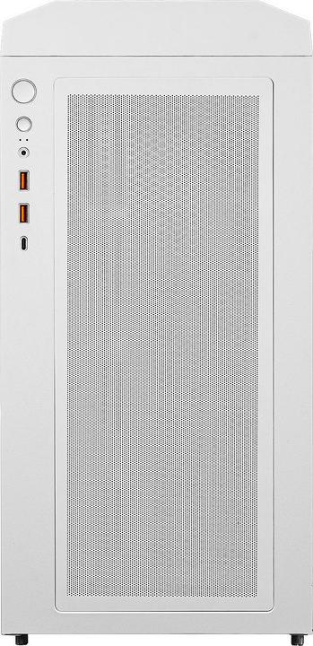Produktbild Cougar Uniface RGB White | PC Case | Mid Tower / Mesh Front Panel / 4 x 120mm ARGB Fans / TG Left (ATX, mATX, Mini-ITX, SSI CEB)