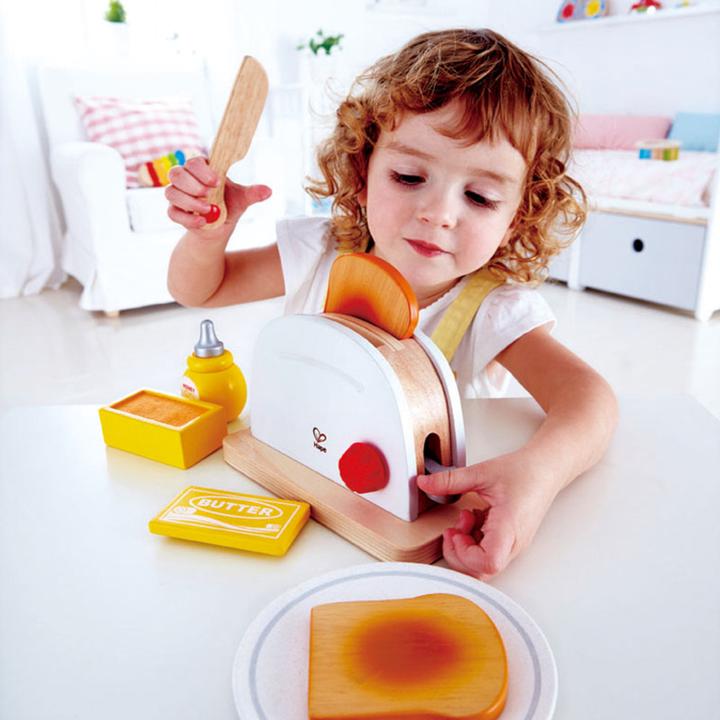 Actual product image Hape Pop-up toaster set