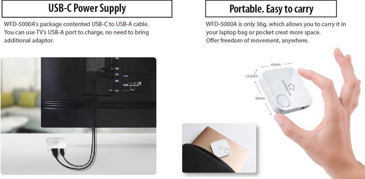 Produktbild Renkforce RF-WPR-310 HDMI Wireless-Präsentationsempfänger (60 m, HDR)