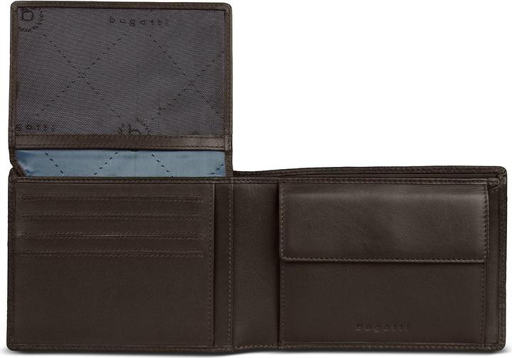 Actual product image Bugatti Due Geldbörse RFID Schutz Leder 12.5 cm