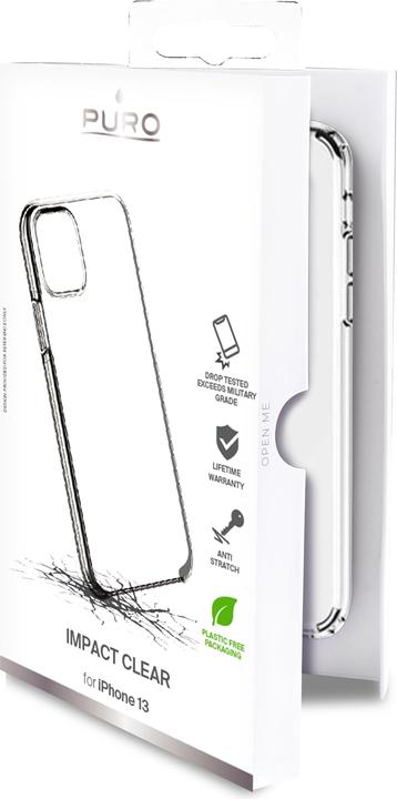 Immagine prodotto Puro Custodia per iPhone 13 Impact Clear, trasparente (Apple iPhone 13)