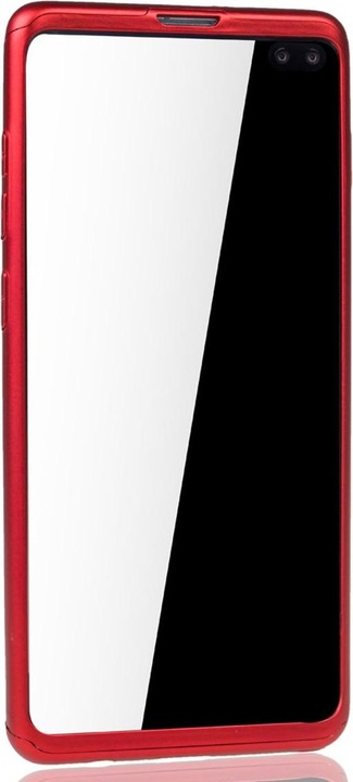 Actual product image König Design Case Mobile Protection for Samsung Galaxy S10 Plus Full Case Cover Screen Protector Red (Samsung Galaxy S10+)
