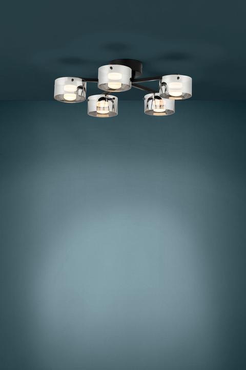 Produktbild EGLO Leuchten LED-Deckenleuchte Copillos LED 5 x 5, 4W 3000K Silber (750 lm)