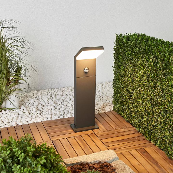 Produktbild Arcchio Yolena LED Garten Leuchte m/sensor Dunkel Grau (1800 lm, IP54)