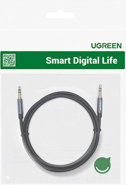 Image du produit Ugreen AV122 jack cable 3.5mm AUX 2m (blue) (2 m, Jack 3,5 mm (AUX))