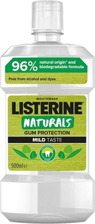 Actual product image Listerine Naturals Gum Protection Mild Taste Mouthwash (500 ml, Mouthwash)