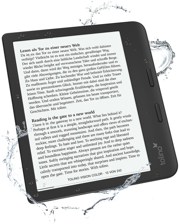 Produktbild tolino Vision Color (7", 32 GB, Schwarz)