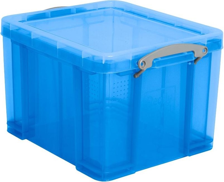 Actual product image Really Useful Box Archive box 35TBCB 35 L Blue PP (polypropylene) 480 mm x 310 mm (48 x 39 x 31 cm, 35 l)