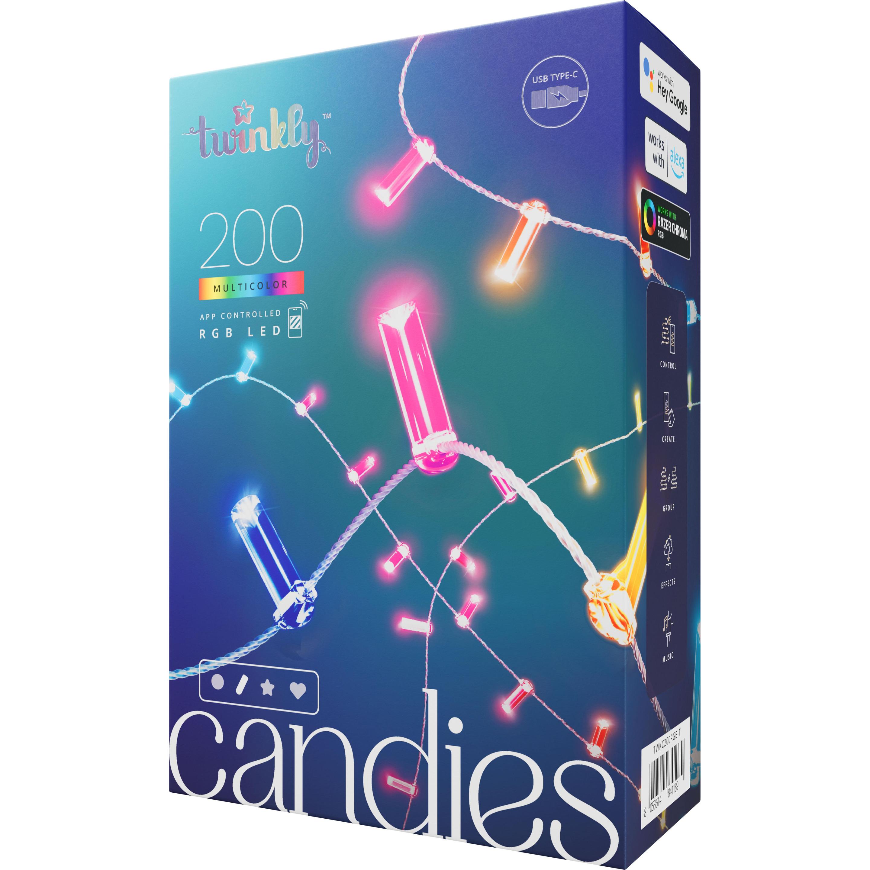 Thumbnail - Twinkly, Lichterkette, Candies (12 m)