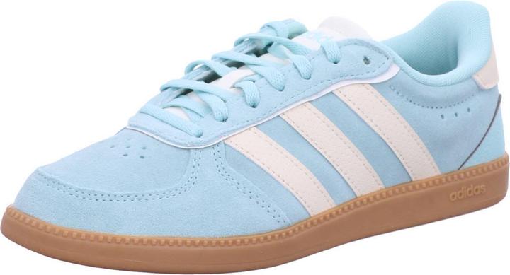 Actual product image adidas BREAKNET SLEEK SUEDE trainers,SEFLAQ/WONWHI/CWHIT (38)