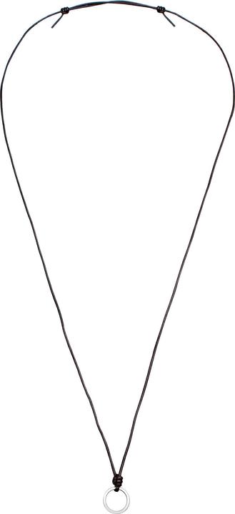 Produktbild Elli Halskette Charmträger Textilband 925 Silber (925er Sterling Silber, Leder, Keine Schmucksteine)
