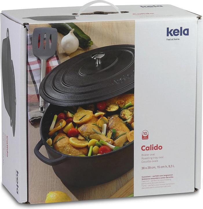 Produktbild Kela Calido (36 cm, Bräter + Schmortopf, Gusseisen, Emaille)