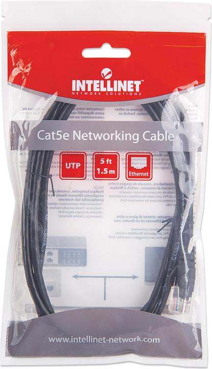 Image du produit Intellinet Câble patch (U/UTP, CAT5e, 1.50 m)