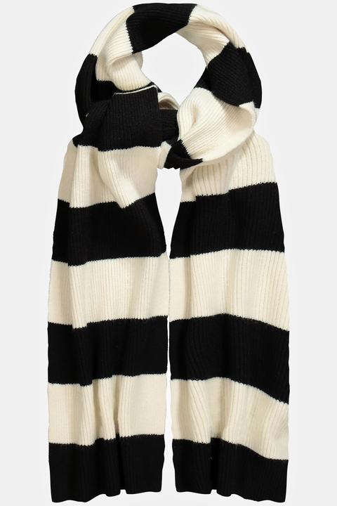 Immagine prodotto Ulla Popken Sciarpa in maglia a costine con righe
