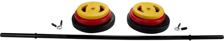 Actual product image Pure2improve Barbell set Incl. weights (2 x 5 kg, 2 x 2.5 kg, 2 x 1.25 kg)