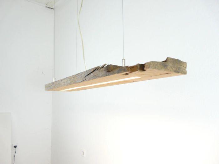 Produktbild Ebnat rustikale LED Lampe Hängeleuchte antik Balken, 109cm (3000 lm)