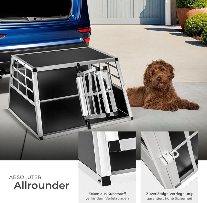Produktbild tectake Hundetransportbox (Hund, Sicherheitsverschluss)