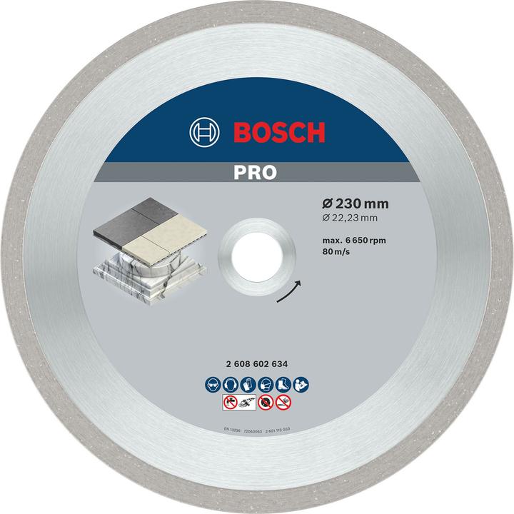 Produktbild Bosch Professional Zubehör PRO Ceramic Diamanttrennscheibe, 230 x 22,23 mm