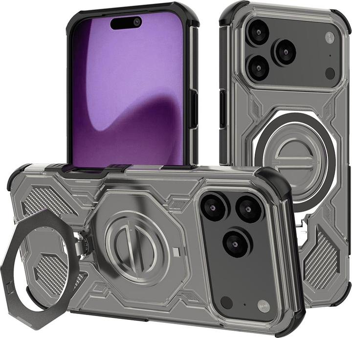 Image du produit Techsuit - Carbon Shield PRO - iPhone 17 Pro Max - Smoke Black (Apple iPhone 17 Pro Max)