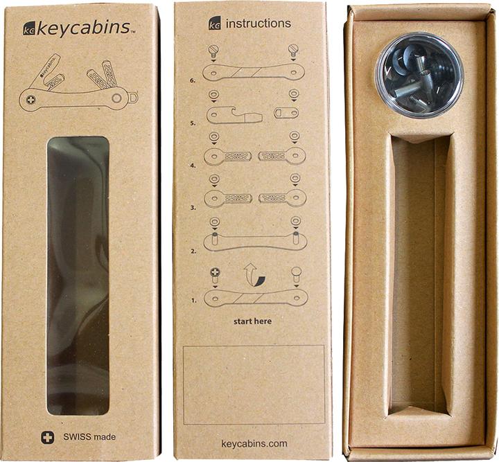 Produktbild Keycabins Schlüsselorganisator KCCS1.2 Carbon S1 gold