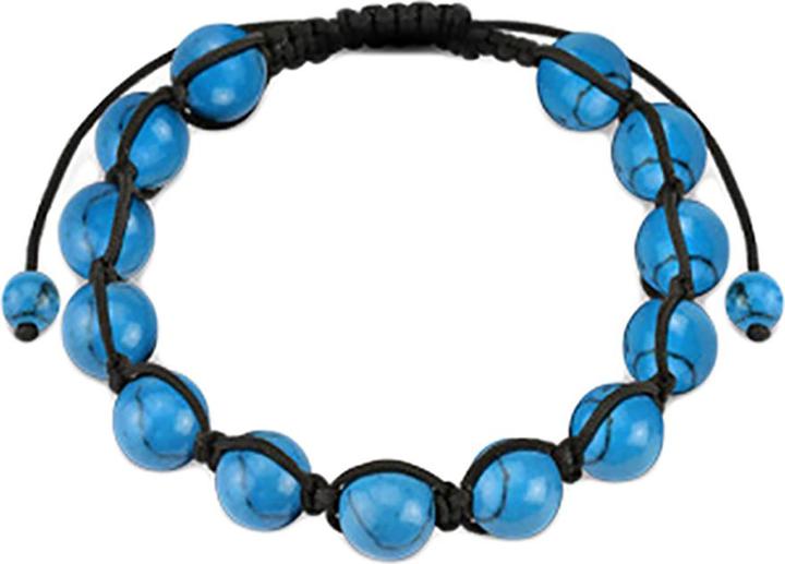 Produktbild Star Piercing Kette aus Kugeln Türkis Stein (ohne Messing, Mineralisch)