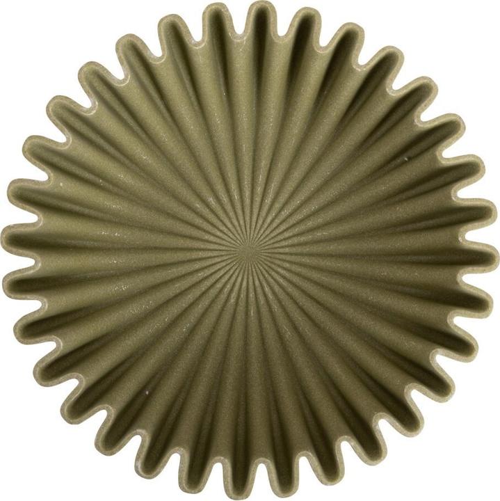 Productafbeelding present time Schaal Wave - Donkergroen - Ã˜30cm - Scandinavisch (PT4295GR) (7 x 30 cm)