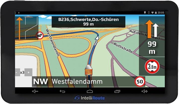 Image du produit IntelliRoute Premium-Navigationssystem für Wohnmobile mit Kameraanschluss, Stauwarnungen und WLAN-Updates (7")