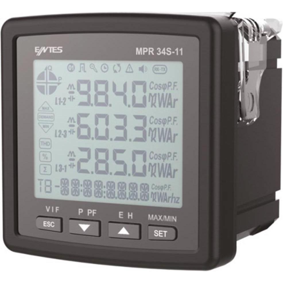 Entes, Multimeter, Digitales Einbaumessgerät Multimeter Einbauinstrument