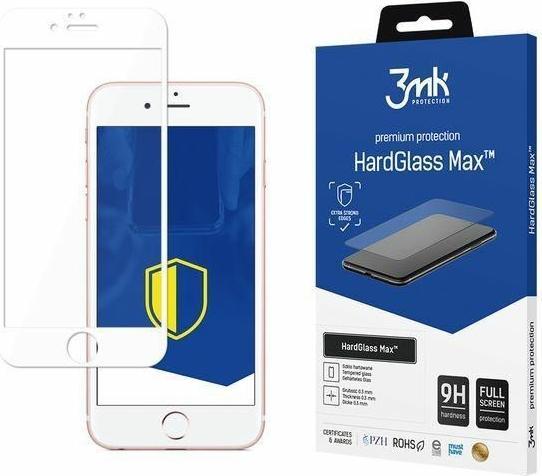 Produktbild 3MK HardGlass Max iPhone 6 Plus biały white, FullScreen Glass (1 Stk., Apple iPhone 6 Plus)
