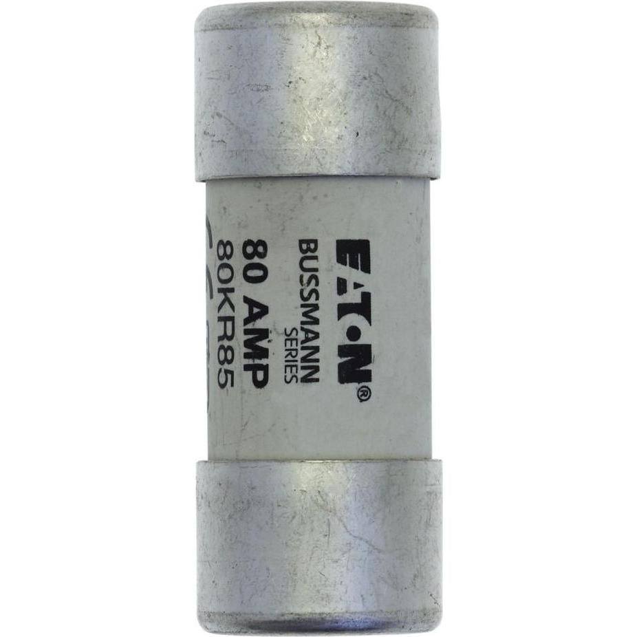 20x Eaton, Sicherung, Sicherungseinsatz, Niederspannung, 80 A, AC 415 V, 33 kA, BS system C type II, 23 x 57 mm, gL/gG, ...