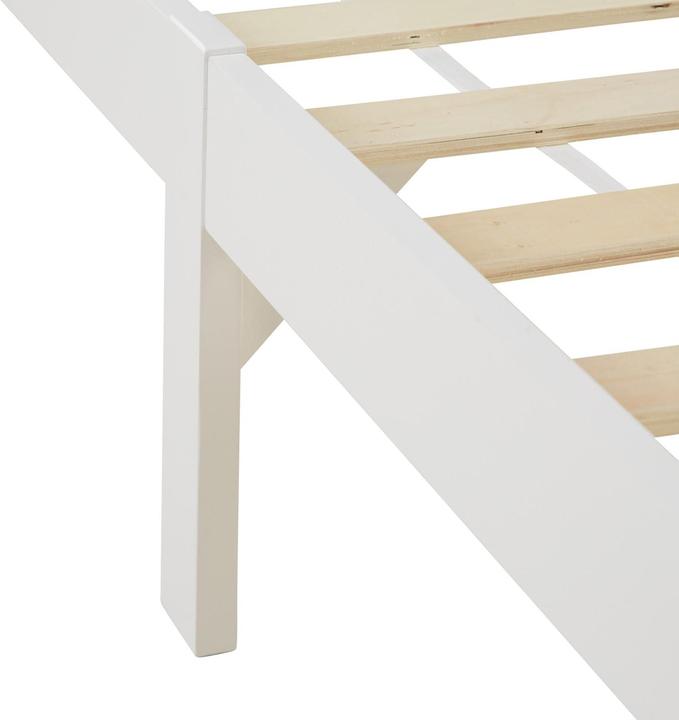 Image du produit Jamb Lit en bois Lit double 90x200cm Blanc (90 x 200 cm)