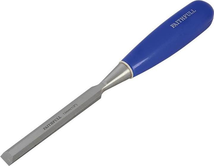 Actual product image Faithfull Bevel Edge Chisel Blue Grip