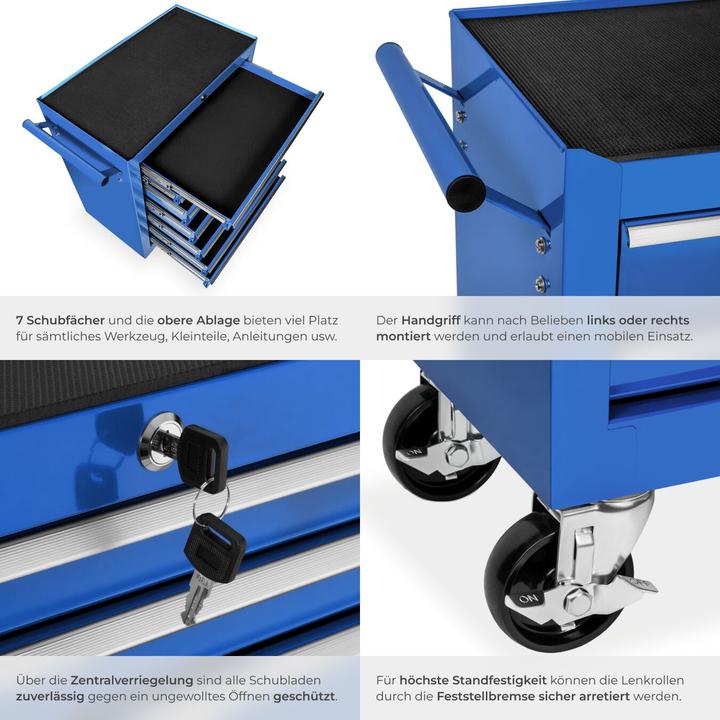 Image du produit tectake Chariot à outils (1 x)