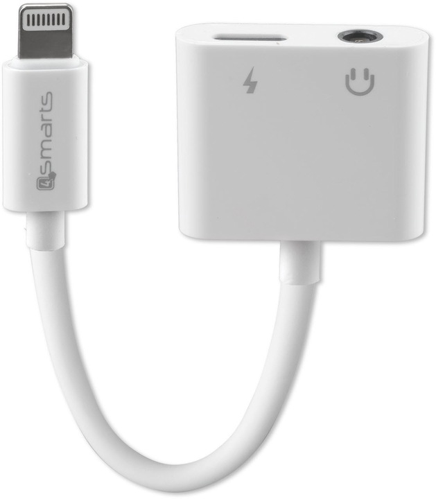 Produktbild 4smarts Audio and Charging Splitter (Lightning, 3.5mm Buchse, Lightning)