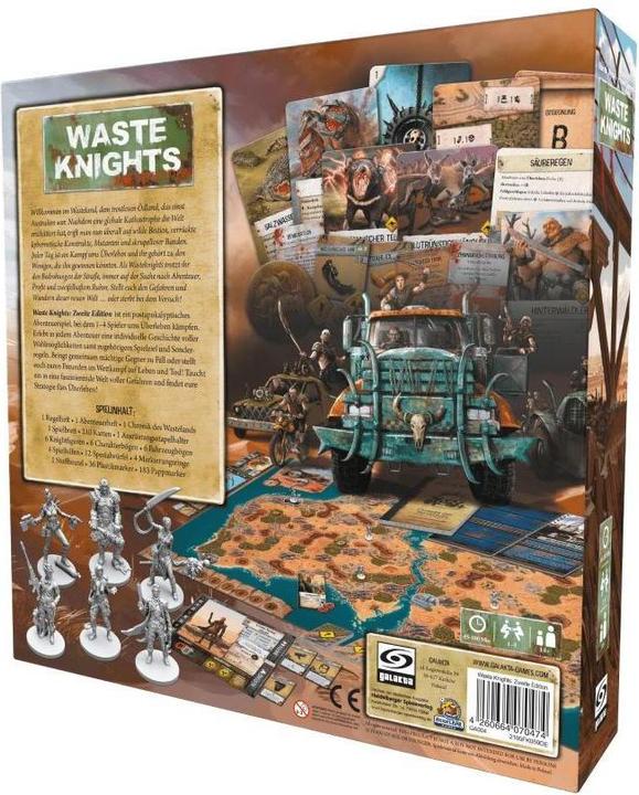 Produktbild GA004 - Waste Knights - Das Brettspiel, für 1-4 Spieler, ab 14 Jahren (DE-Ausgabe) (Deutsch, 1 - 4 Spieler)