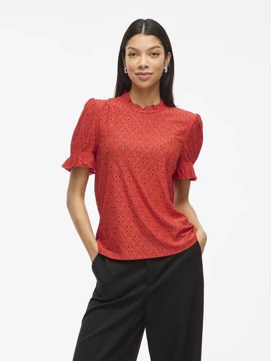 Actual product image Vila Besticktes Oberteil mit kurzen Ärmeln (XS)