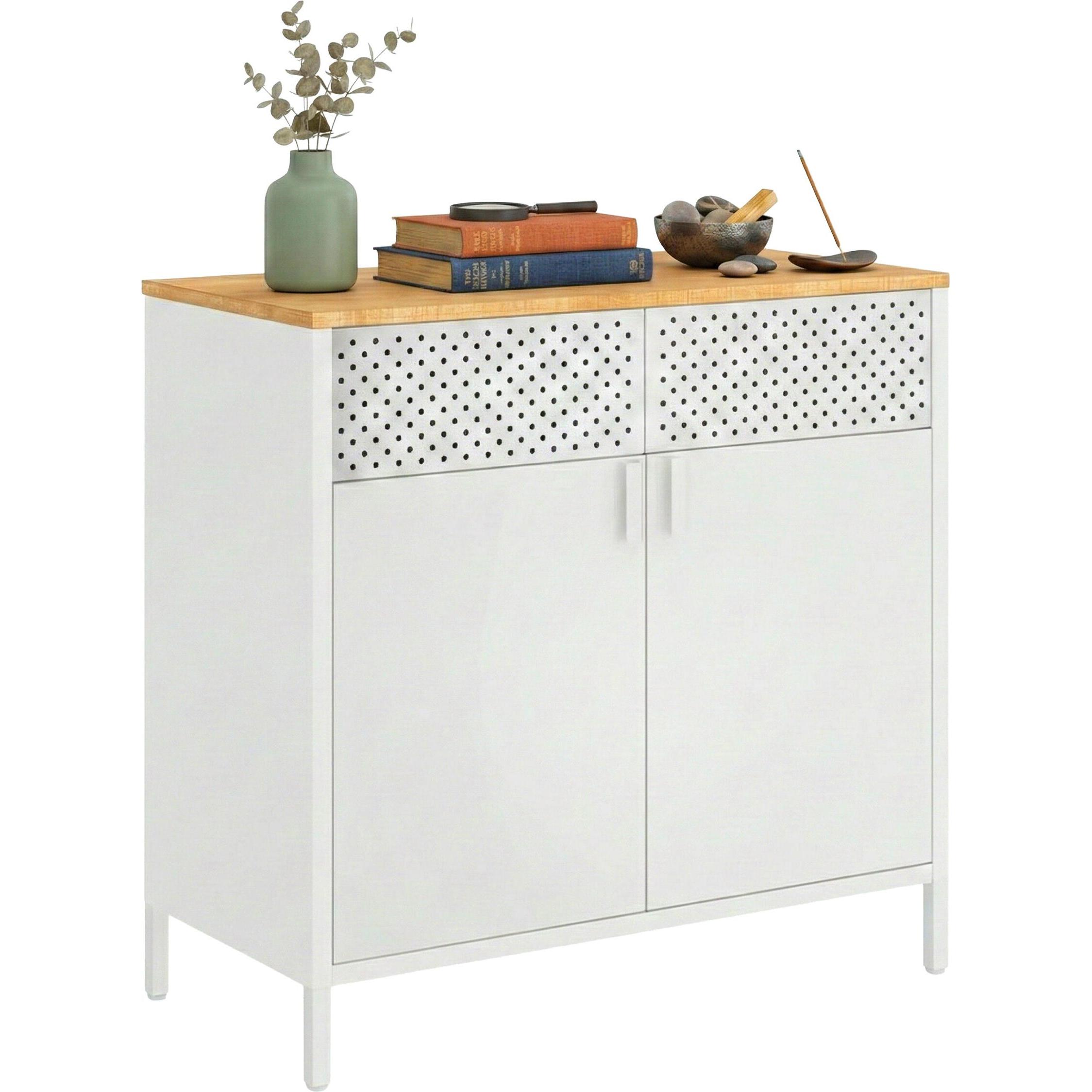 Relaxdays, Armadietto ufficio, armadio acciaio (80 x 40 x 77 cm)