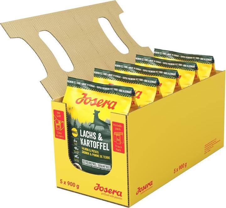 Actual product image Josera Salmon & Potato without Grain (Senior, Adult, 1 pcs., 900 g)