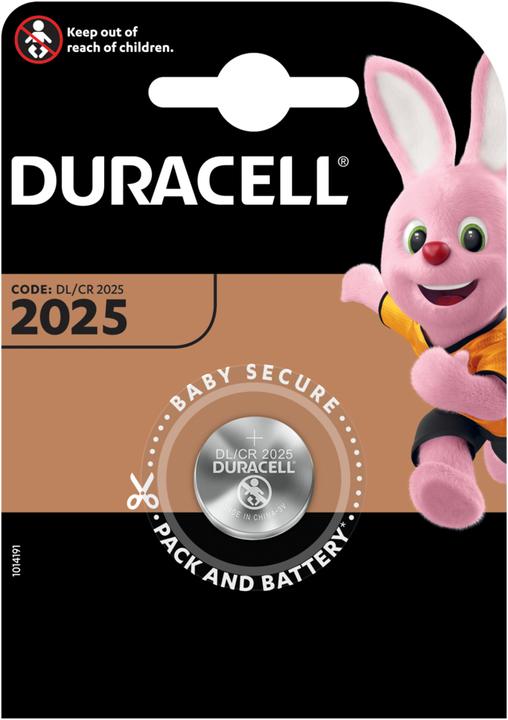Produktbild Duracell Lithium 2025 (1 Stk., CR2025, 165 mAh)