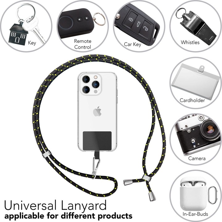Productafbeelding Nalia Universele mobiele telefoonketting met pad